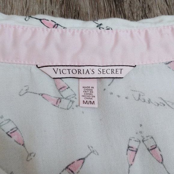 Victoria's Secret Flannel w Embroidered Pocket - Picture 9 of 10